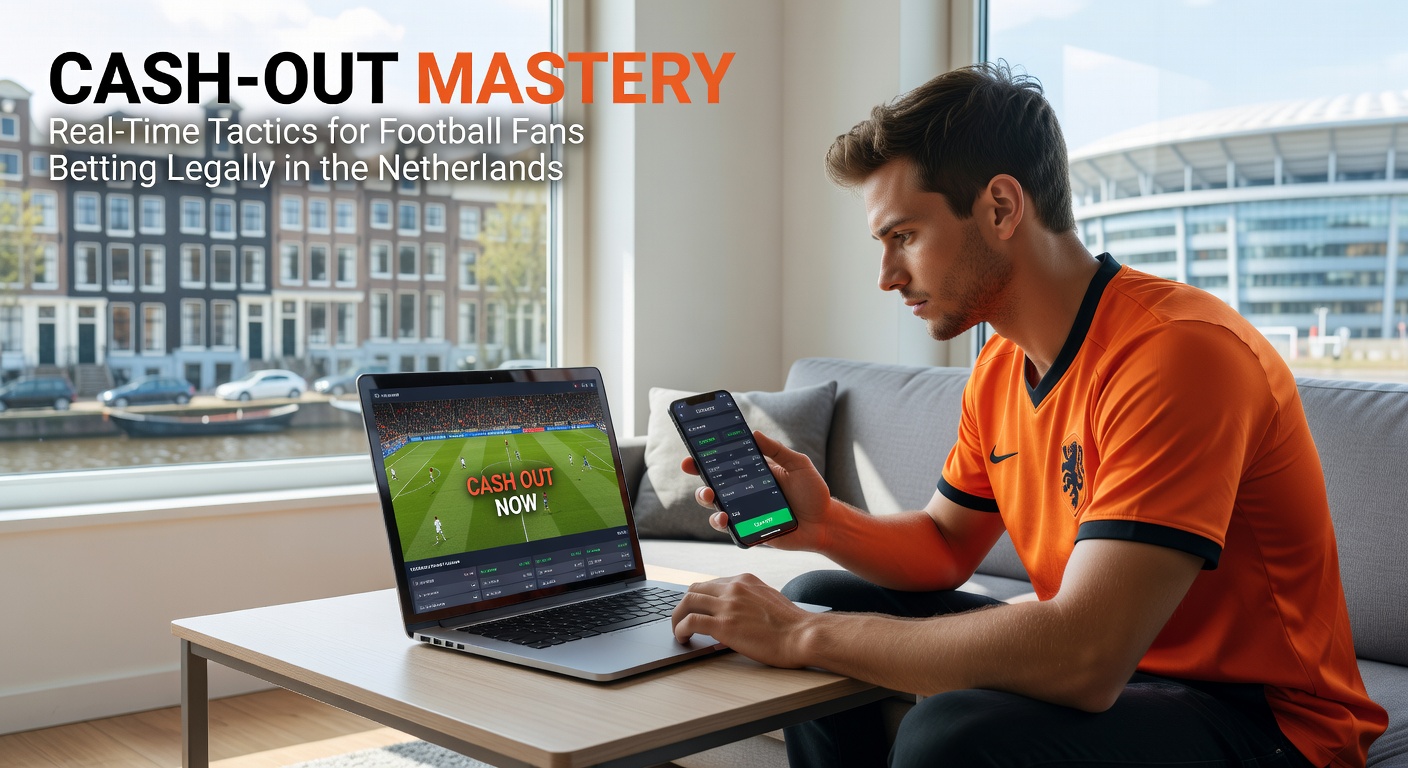 Schermafbeelding van een live voetbalwedstrijd met cash-out knop zichtbaar op een mobiele betting app, typisch voor KSA-gelicentieerde sites in Nederland