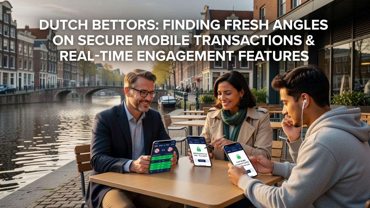 Nederlandse gokkers gebruiken mobiele apps voor veilige transacties en real-time engagement op gelicentieerde platforms