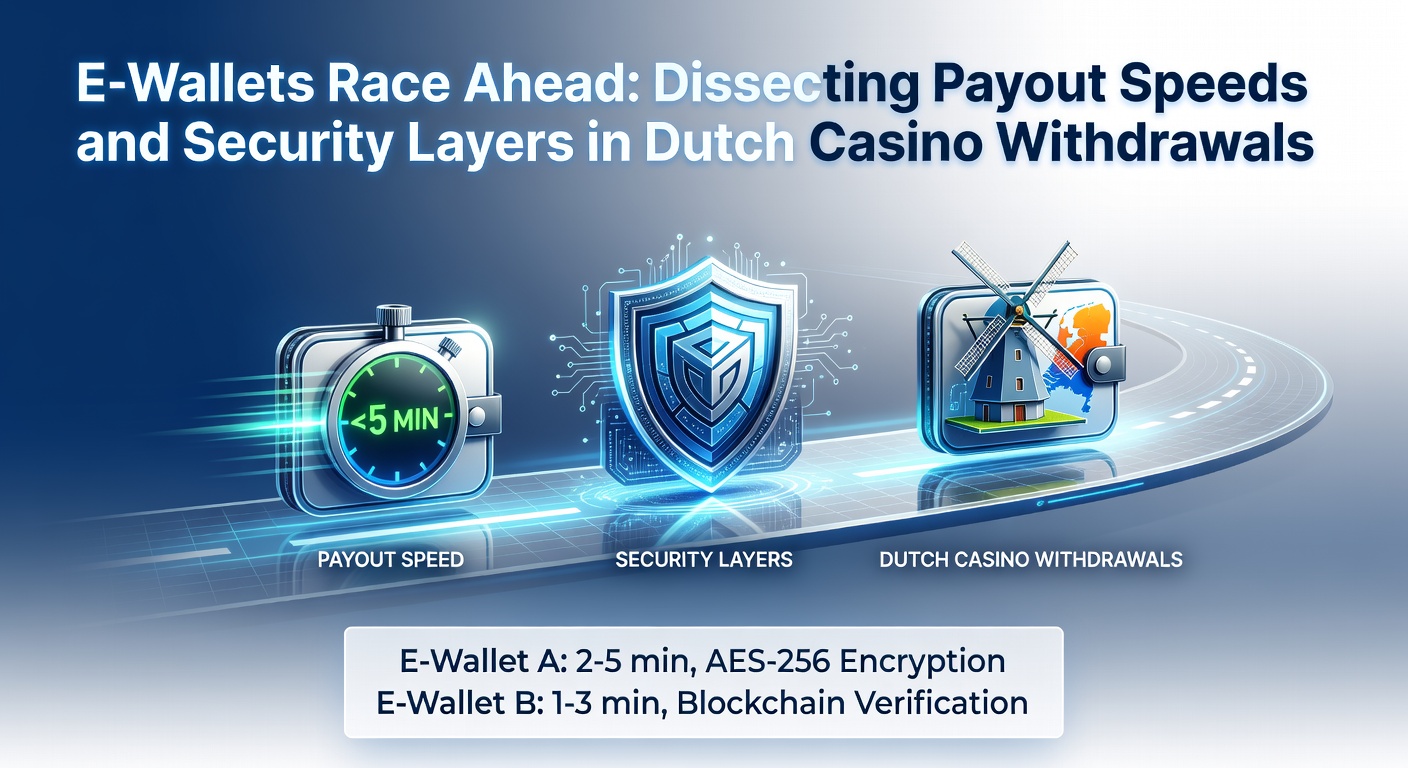 Grafiek die de gemiddelde uitbetalingstijden van e-wallets vergelijkt met bankoverschrijvingen in Nederlandse online casino's