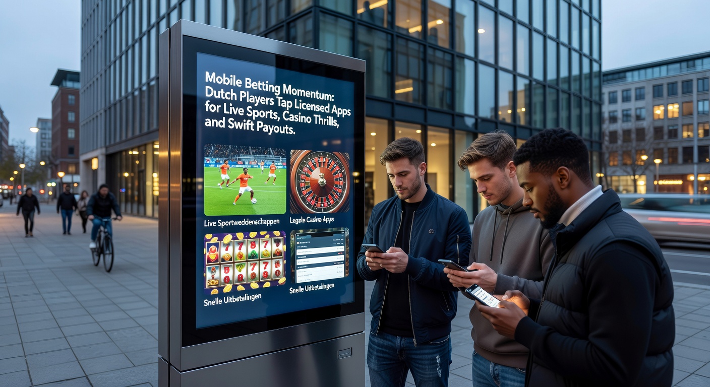 Schermafbeelding van een mobiele casino app met live dealer tafels en iDEAL betaaloptie voor Nederlandse gebruikers