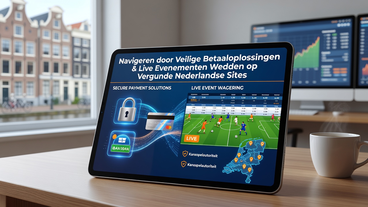 Veilige betalingsinterfaces en live weddenschapsopties op Nederlandse licentieplatforms